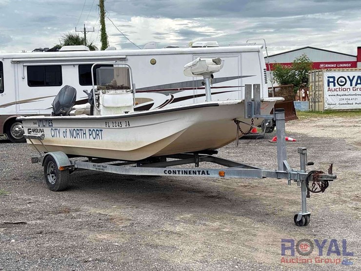 1996-carolina-skiff-19ft-fishing-boat-with-boat-trailer-image-2