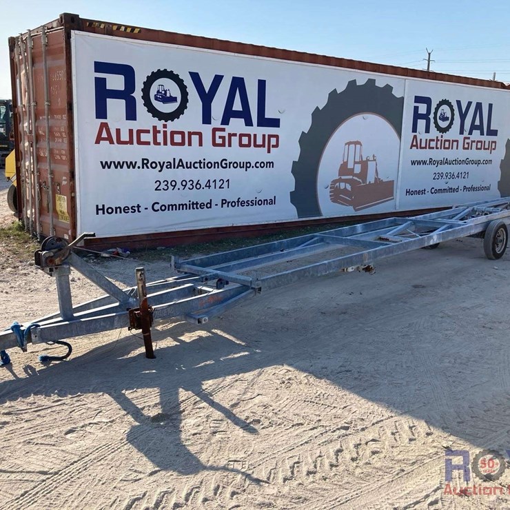 2004 30ft S/A Scissor Pontoon Boat Trailer