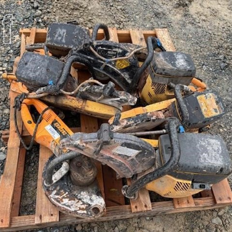 (4) PARTNER CONCRETE SAWS