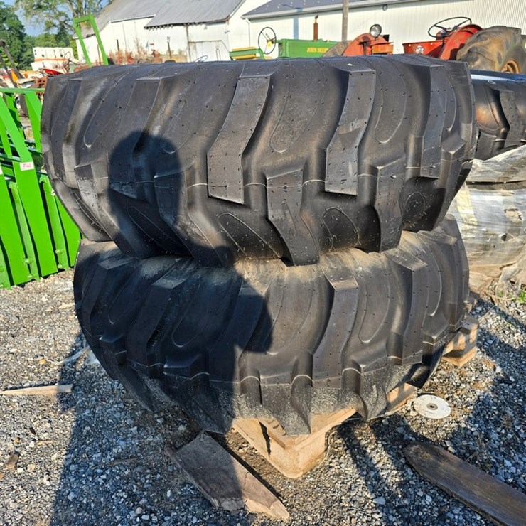 New 2-18.4-24 Tractor Tires & Rims