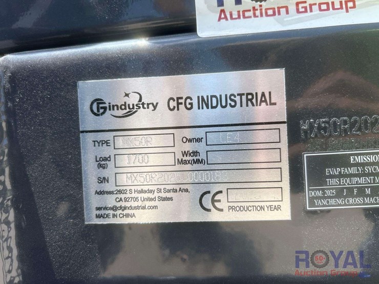 unused-2025-cfg-industrial-mx50r-mini-excavator-image-6