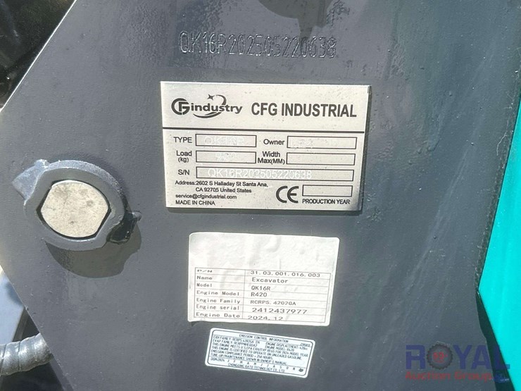 unused-2025-cfg-qk16r-mini-excavator-image-5