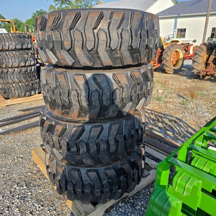 New 4-12-16.5 Forerunner Skidloader Tires & Rims