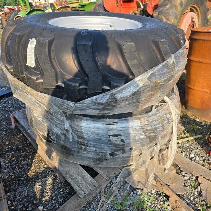 New 2-16.9-24 Tractor Tires & Rims