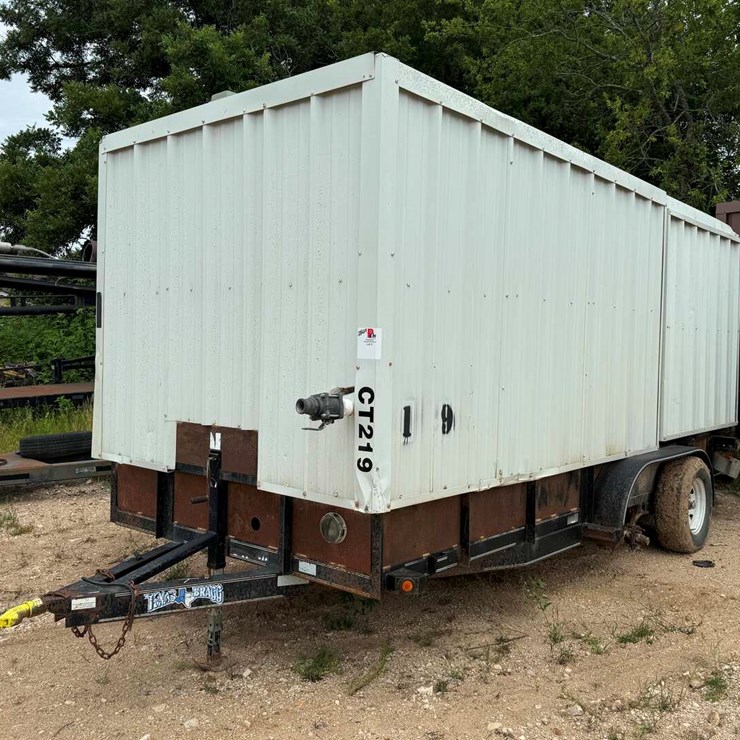 TEXAS BRAGG 16’ T/A BUMPER PULL COOL DOWN TRAILER