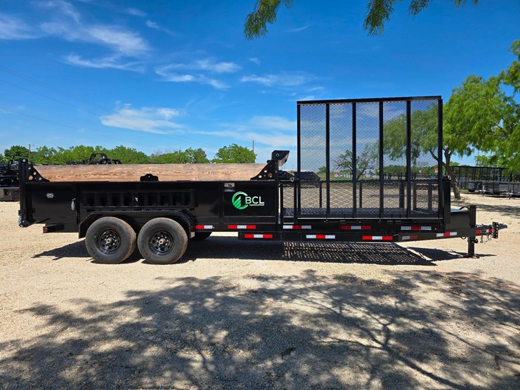 2024-bcl-fabrication-landscape-dump-trailer---heavy-duty-utility-trailer-for-mulch-debris-hauling-image-14