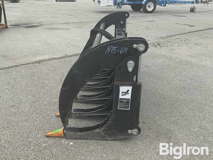 2023-78"-heavy-grass-fork-grapple-skid-steer-bucket-image-8