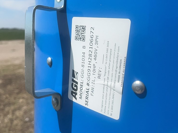 concept-7,500-bu.-hopper-bin-with-agi-grainguard-bin-fan,-10-hp-3-phase-electric-motor-image-34