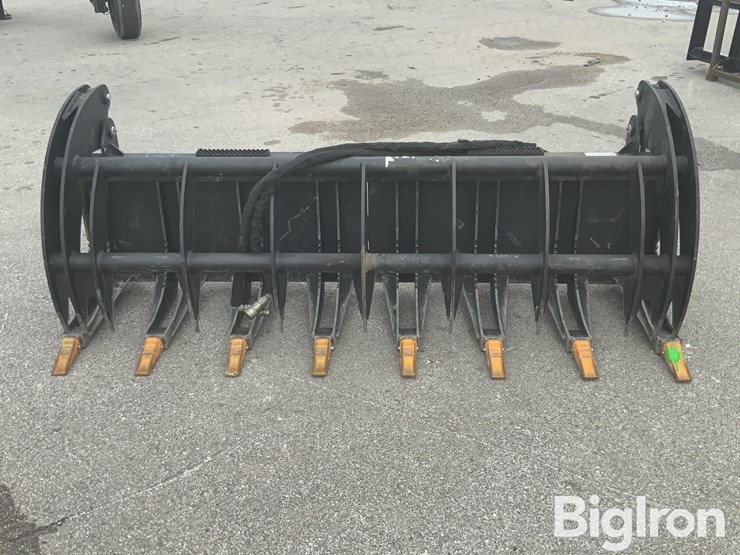 2023-78"-heavy-grass-fork-grapple-skid-steer-bucket-image-2