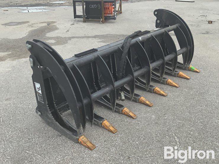 2023-78"-heavy-grass-fork-grapple-skid-steer-bucket-image-3