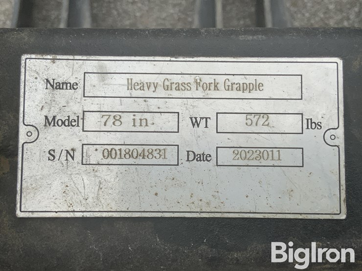 2023-78"-heavy-grass-fork-grapple-skid-steer-bucket-image-17