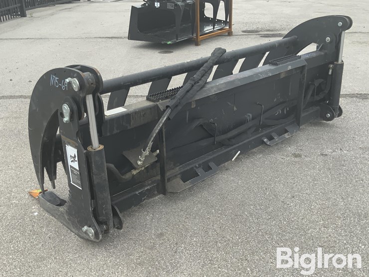 2023-78"-heavy-grass-fork-grapple-skid-steer-bucket-image-7