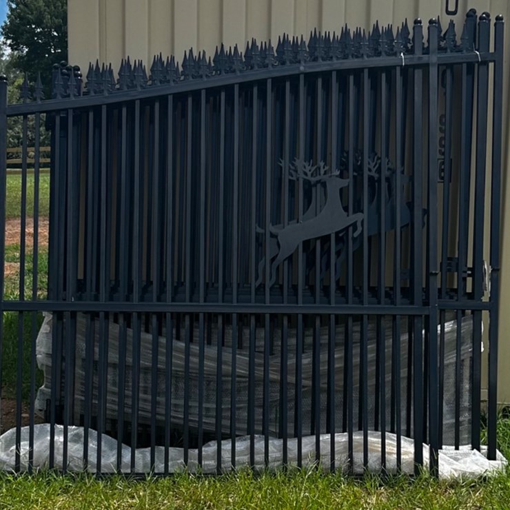 #183 • 14ft Bi-Parting Wrought Iron Gate