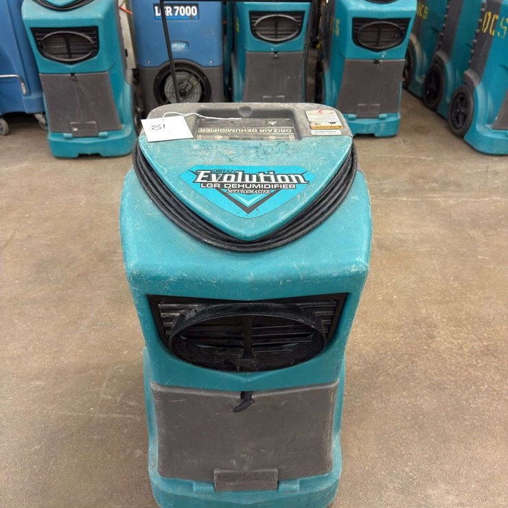 Drieaz Dehumidifier Console Model # F292-SM Total Hours 2174