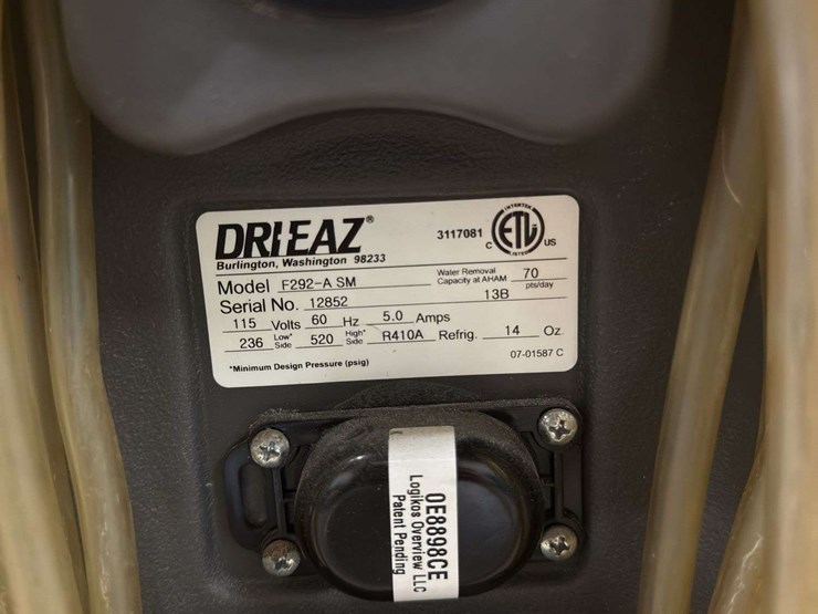 drieaz-dehumidifier-console-model-#-f292-a-sm-total-hours-3457-image-5