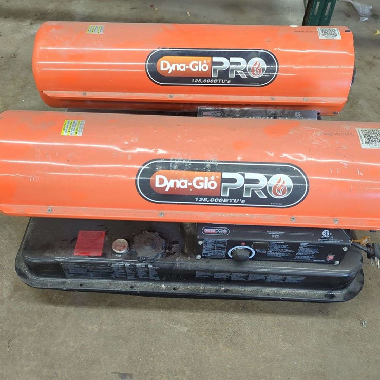 (2) Dyna- Glo PRO 125,000 BTUs