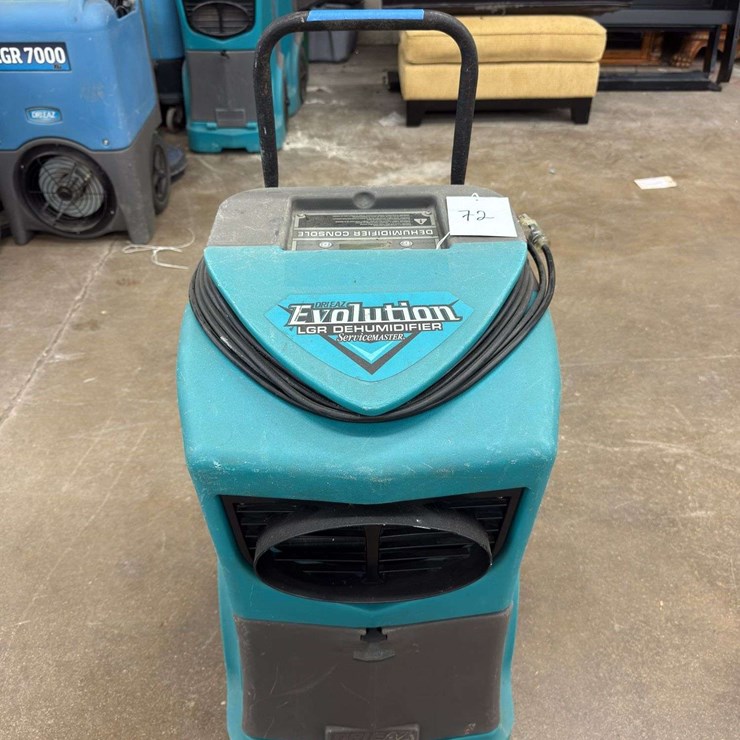 Drieaz Dehumidifier Console Model # F292-SM Total Hours 6070