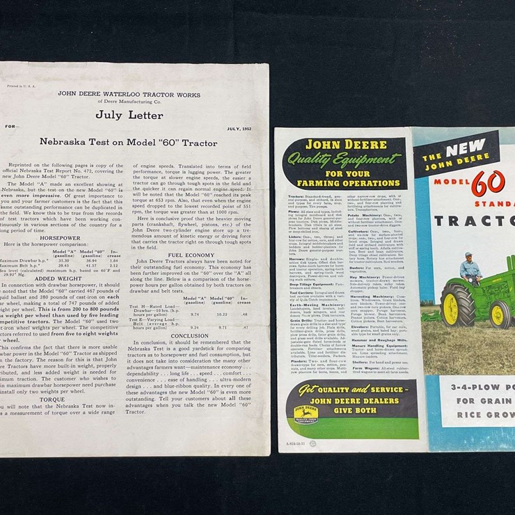 JOHN DEERE 60