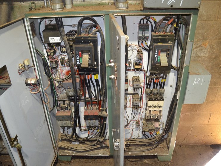 westinghouse-250hp-reduced-voltage-starter-w/-capacitor-w/-disconnect-starter-for-gang-edger-image-3