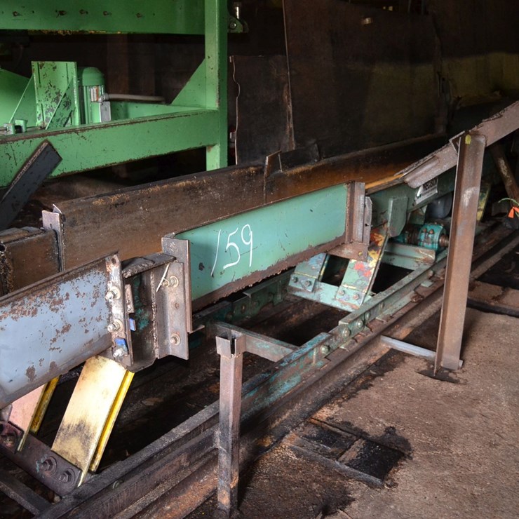 PRECISION 17"X14' VIBRATING CONVEYOR W/ TRANSISTOR SPOUT W/ DRIVE