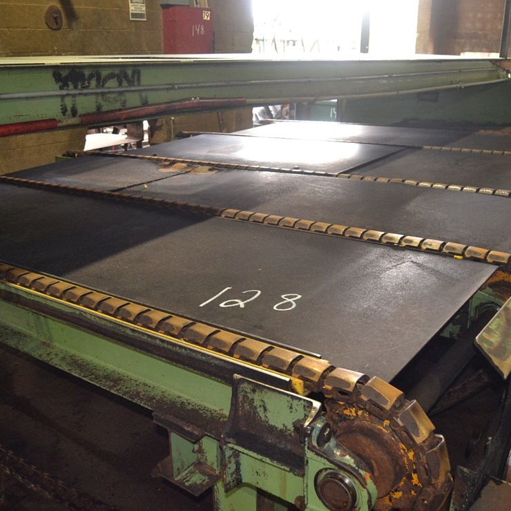 CORLEY 12' 5 STRAND COLLECTOR DECK W ROOFTOP CHAIN W/ HYDRAULIC DRIVE
