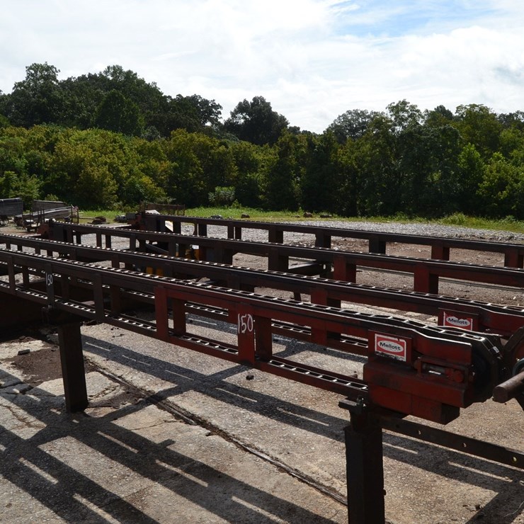 MELLOTT 22' 4 STRAND TRANSFER DECK W/ 81X CHAIN W/ DRIVE