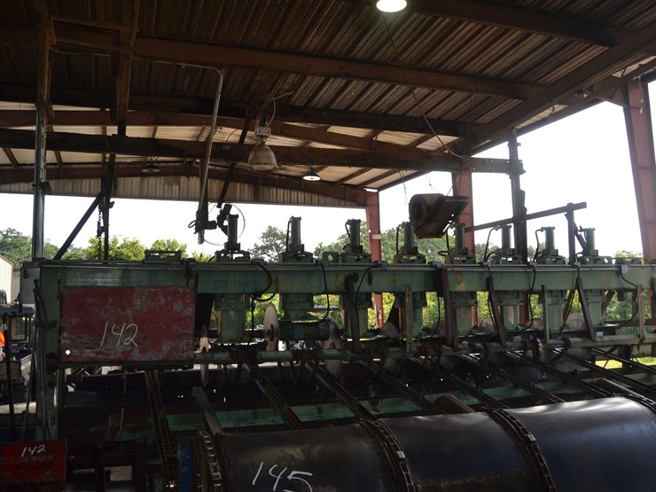 corley-16'-drop-saw-trimmer-w/-22"-saws-w/-10hp-motors-w/-block-conveyor-w/-drive-image-1