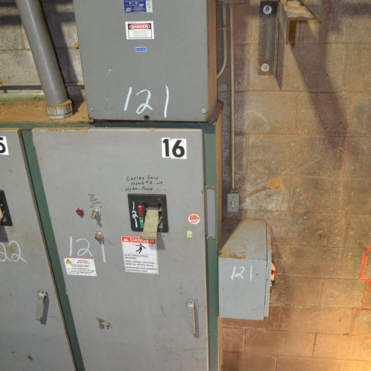 WESTINGHOUSE 250HP REDUCED VOLTAGE STARTER W/ CAPACITOR W/ DISCONNECT STARTER FOR GANG EDGER