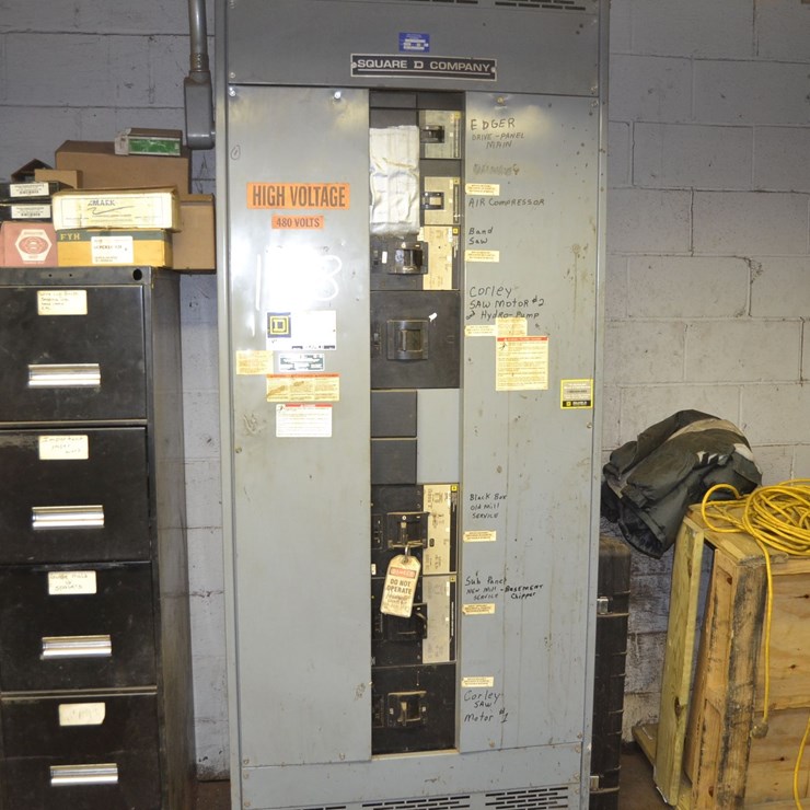 SQUARE D 2000 AMP SWITCHBOARD