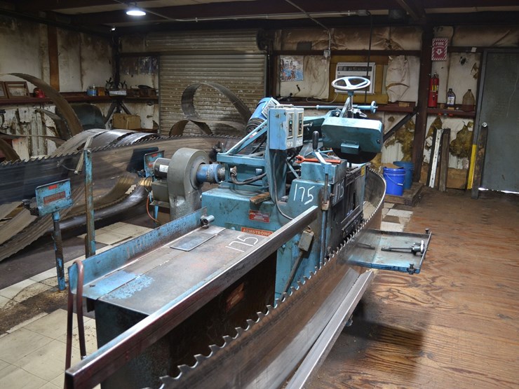 armstrong-#4-rh-band-saw-sharpener-w/-clamp-&-stands-w/-blower-sn#15507-image-2