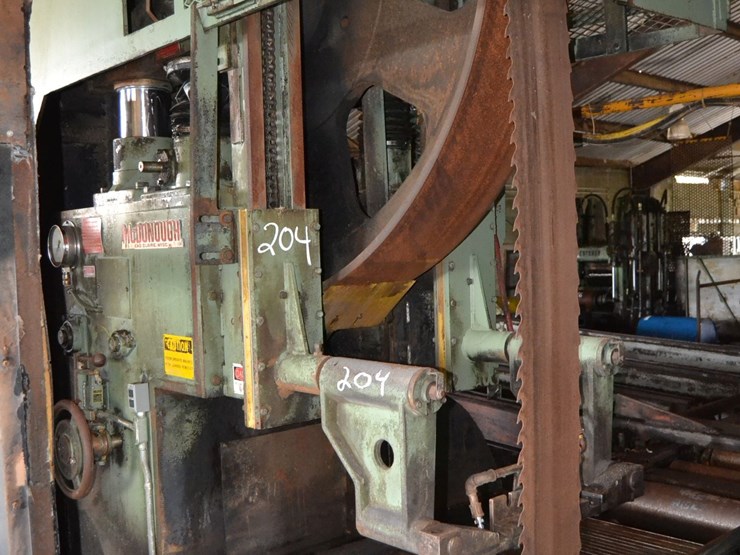 mcdonough-model-84m-band-head-rig-w/-air-strain-w/-slat-bed-off-bearing-w/-double-column-w/-hydaulic-hood-sn#84m-144sd-image-2