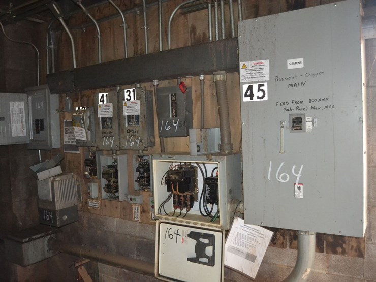 electrical-panel-consist-of:-1-size-3-starter-w/-1-size-2-starter-w/-1-size-1-starter-w/-1-size-0-starter-w/-400-amp-disconnect-w/-4-30amp-disconnect-w/-transformers-w/-panel-board-image-1