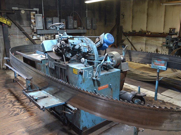 armstrong-#4-rh-band-saw-sharpener-w/-clamp-&-stands-w/-blower-sn#15507-image-1
