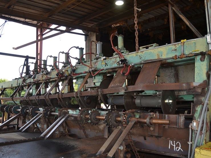 corley-16'-drop-saw-trimmer-w/-22"-saws-w/-10hp-motors-w/-block-conveyor-w/-drive-image-5