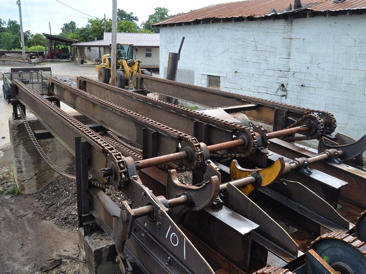23'-4-strand-log-deck-w/-#78-chain-w/-stop-&-loader-w/-nose-skids-w/-electric-drive-image-3