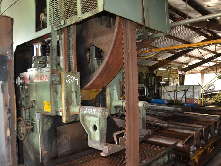 mcdonough-model-84m-band-head-rig-w/-air-strain-w/-slat-bed-off-bearing-w/-double-column-w/-hydaulic-hood-sn#84m-144sd-image-1