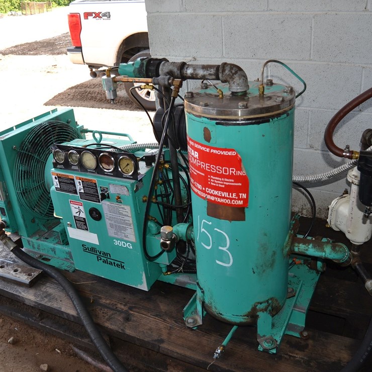 SULLIVAN 30HP SCREW TYPE AIR COMPRESSOR