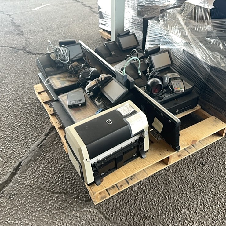 LOT#- - CASH REGISTERS AND TVS