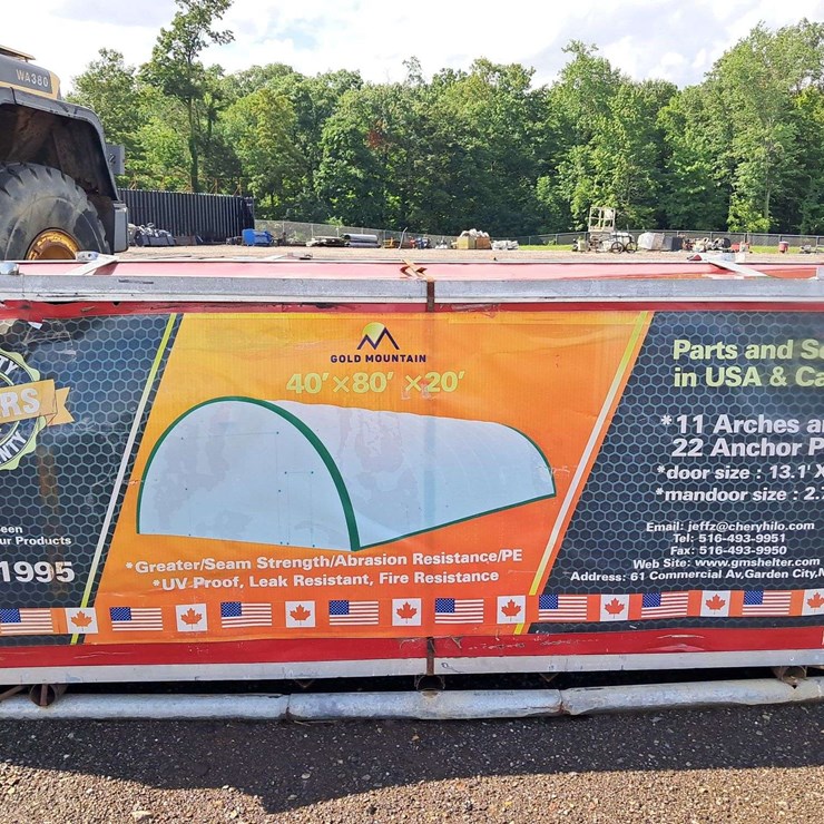 40' X 80' X 20' Gold Mountain Storage Shelter