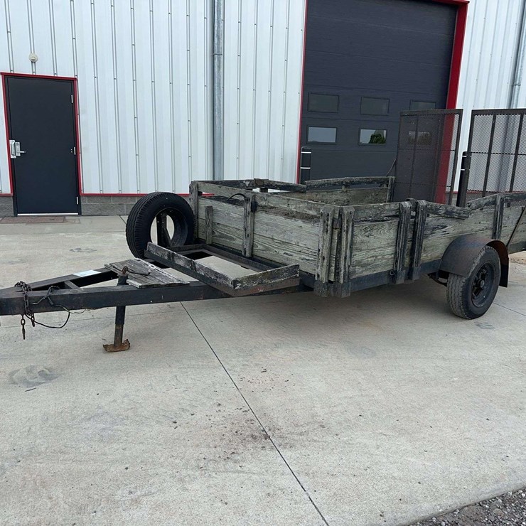 Homemade 2-Wheel Garden Trailer