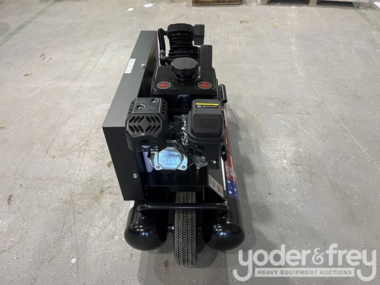powertrain-10-gal-wheelbarrow/-contractor-air-compressor-c/w-v-twin-cast-iron-pump,-135-psi,-11.2-cfm,-212-cc-(1yr-factory-warranty)-image-3