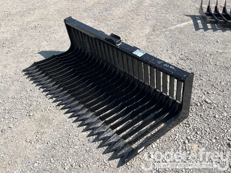72"-fine-skeleton-bucket-to-suit-skidsteer,-low-side-image-1
