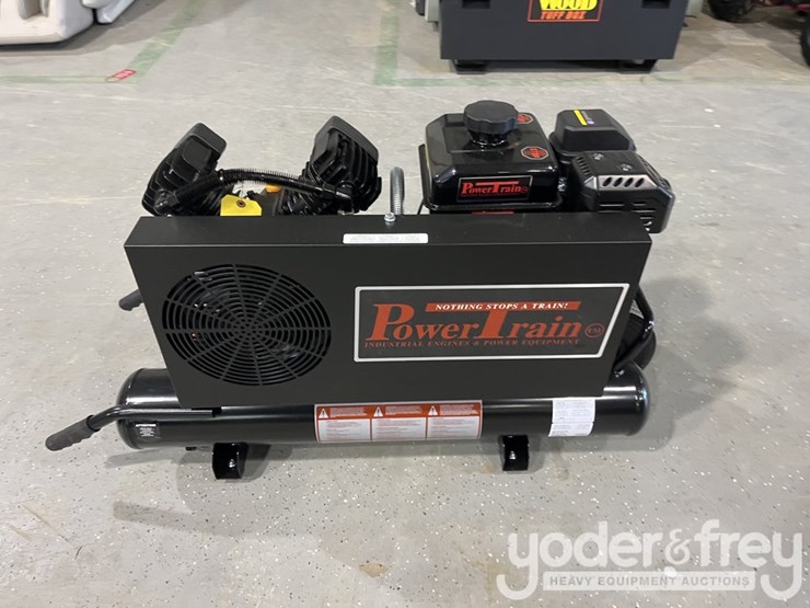 powertrain-10-gal-wheelbarrow/-contractor-air-compressor-c/w-v-twin-cast-iron-pump,-135-psi,-11.2-cfm,-212-cc-(1yr-factory-warranty)-image-4