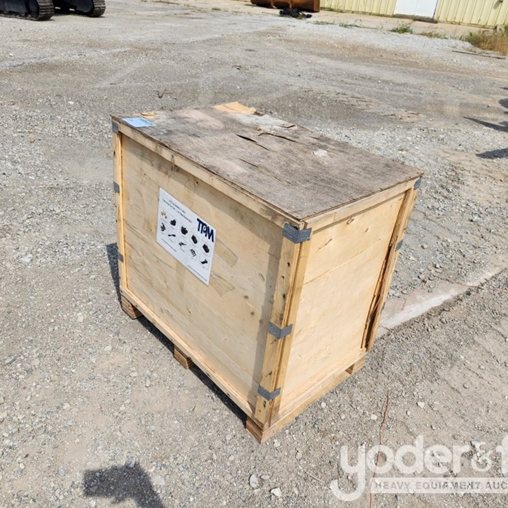 Unused 2025 TPM (10 of) Attachments, (5) Bucket Teeth Set c/w Bolts, 8" Bucket, 24" Bucket, 32" Bucket, Quick Hitch, Ripper, Grabber, Rake, 8" Auger, 12" Auger Rod, c/w 1” Diameter pin to suit Mini Excavator