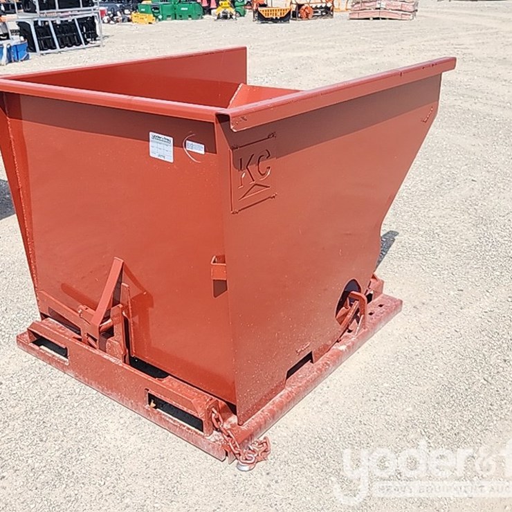 1.5yd Self Dumping Hopper to suit Skidsteer