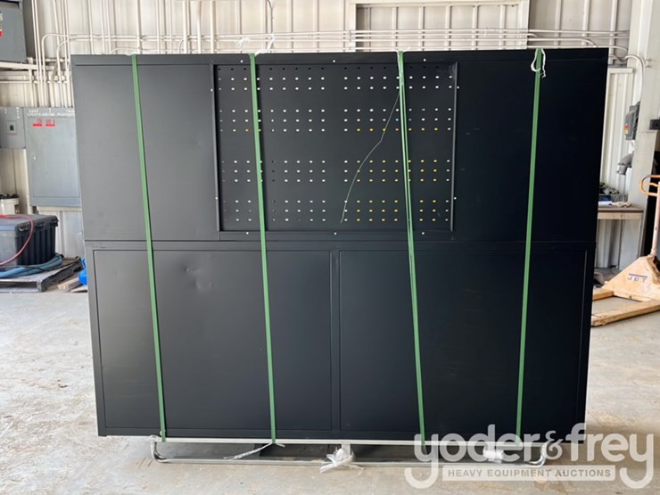 unused-7'-work-bench-c/w-18-drawers,-lock,-anti-slip-inners,-3-rail-stainless-steel-image-4