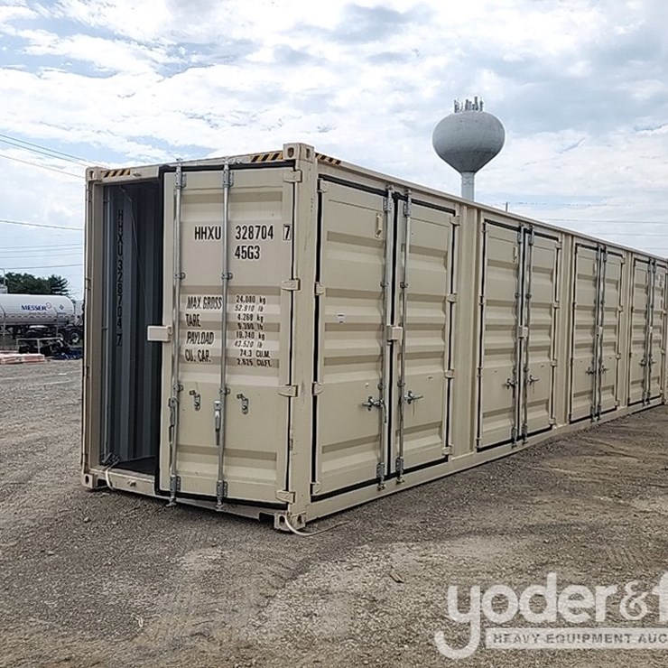 40' HC Multi Door Container, 4 Side Doors