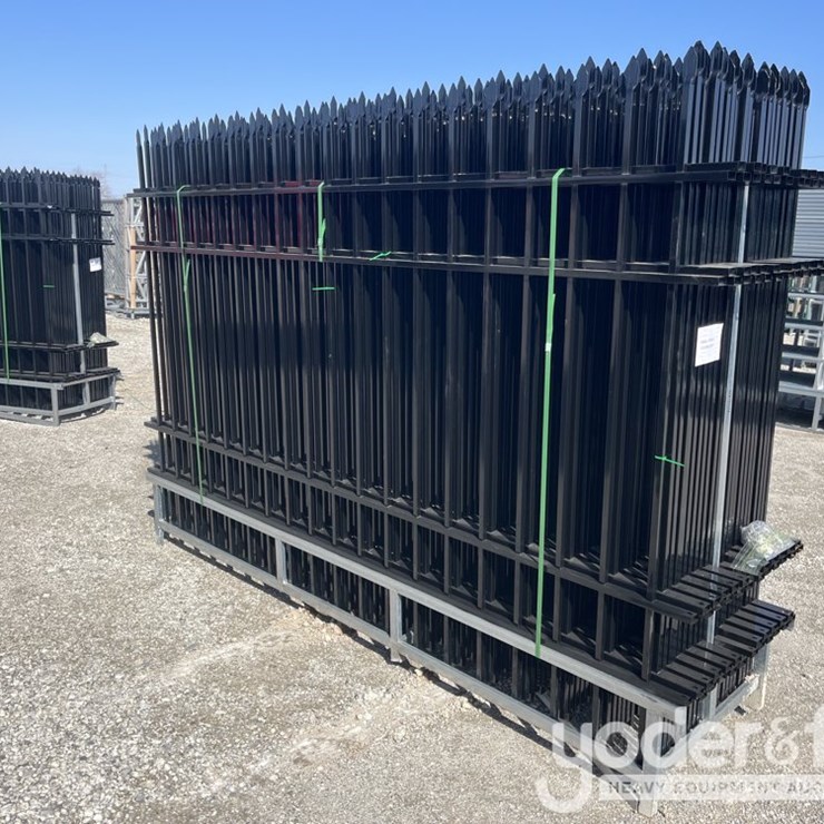 Unused Machpro 10’ Wrought Iron Fencing (22 of)