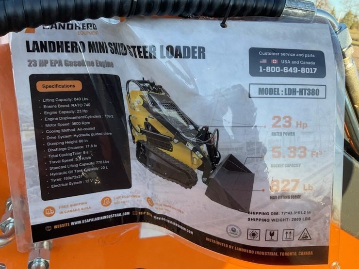 #1006-•-unused-2025-landhero-mini-skid-steer-loader-image-9