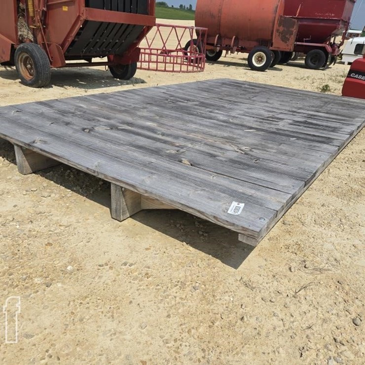 NEW 8 X 16 WOODEN FLAT RACK